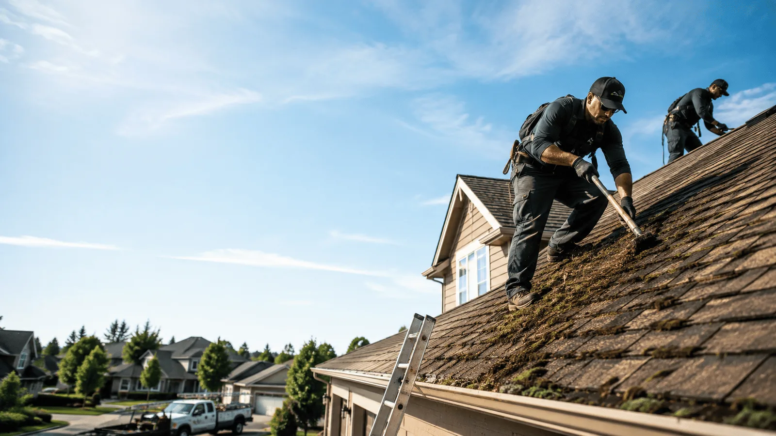 Roof Moss Removal in Wilsons, VA near me